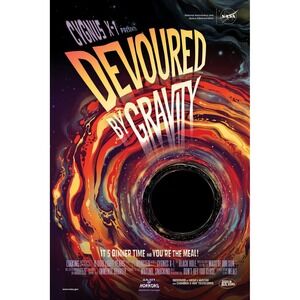 NASA Cygnus X-1 Devoured by Gravity Black Hole Poster Space Art Print